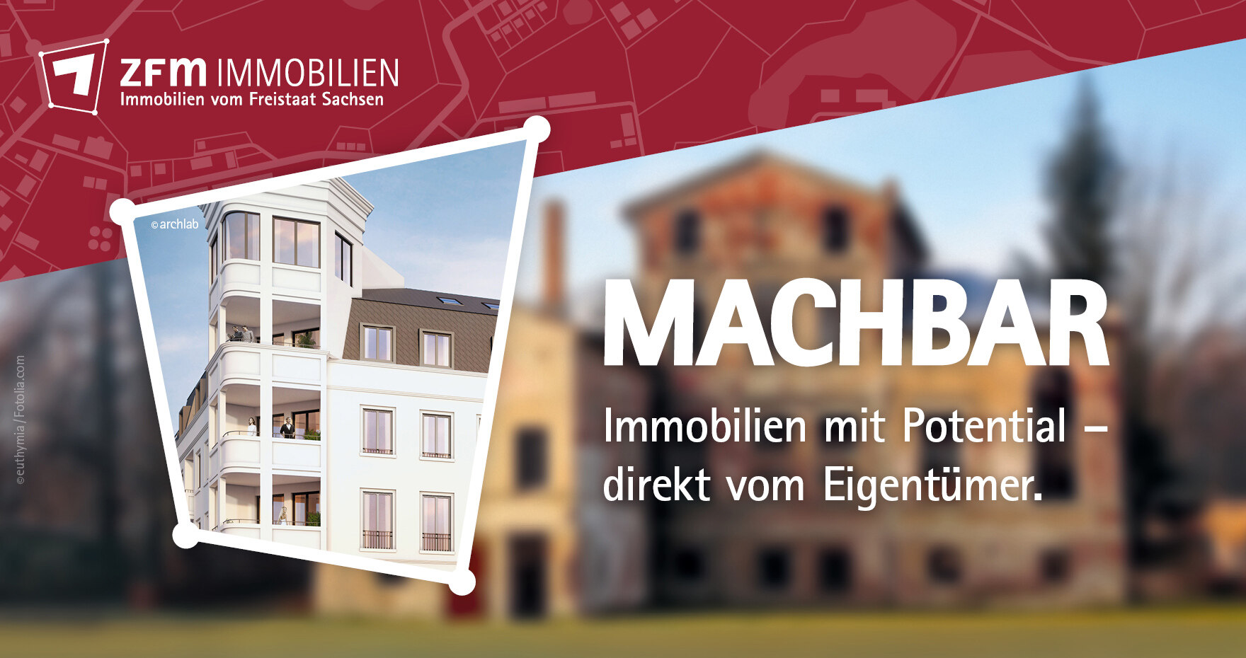 Teaserbild Immobilien vom Freistaat Sachsen